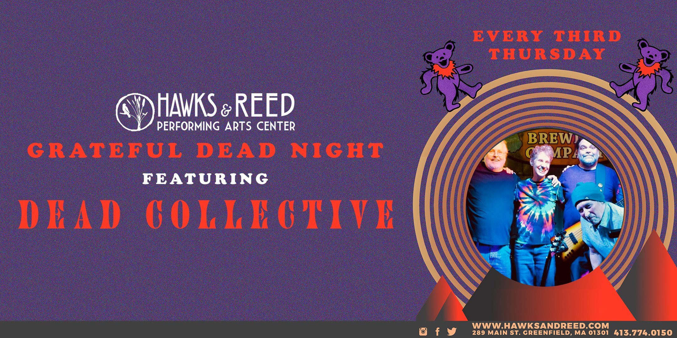 DEAD NIGHT AT HAWKS AND REED – Featuring Dead Collective