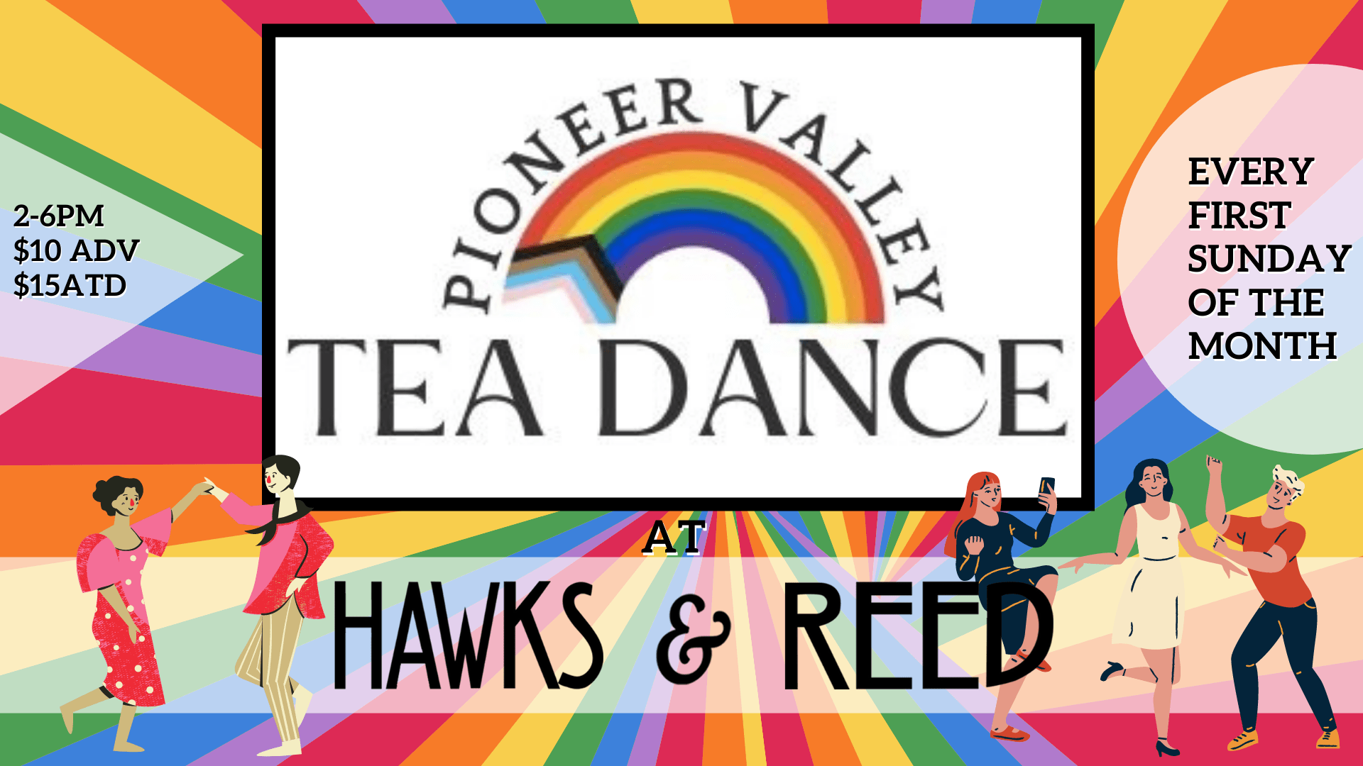 Pioneer Valley Tea Dance at Hawks and Reed!