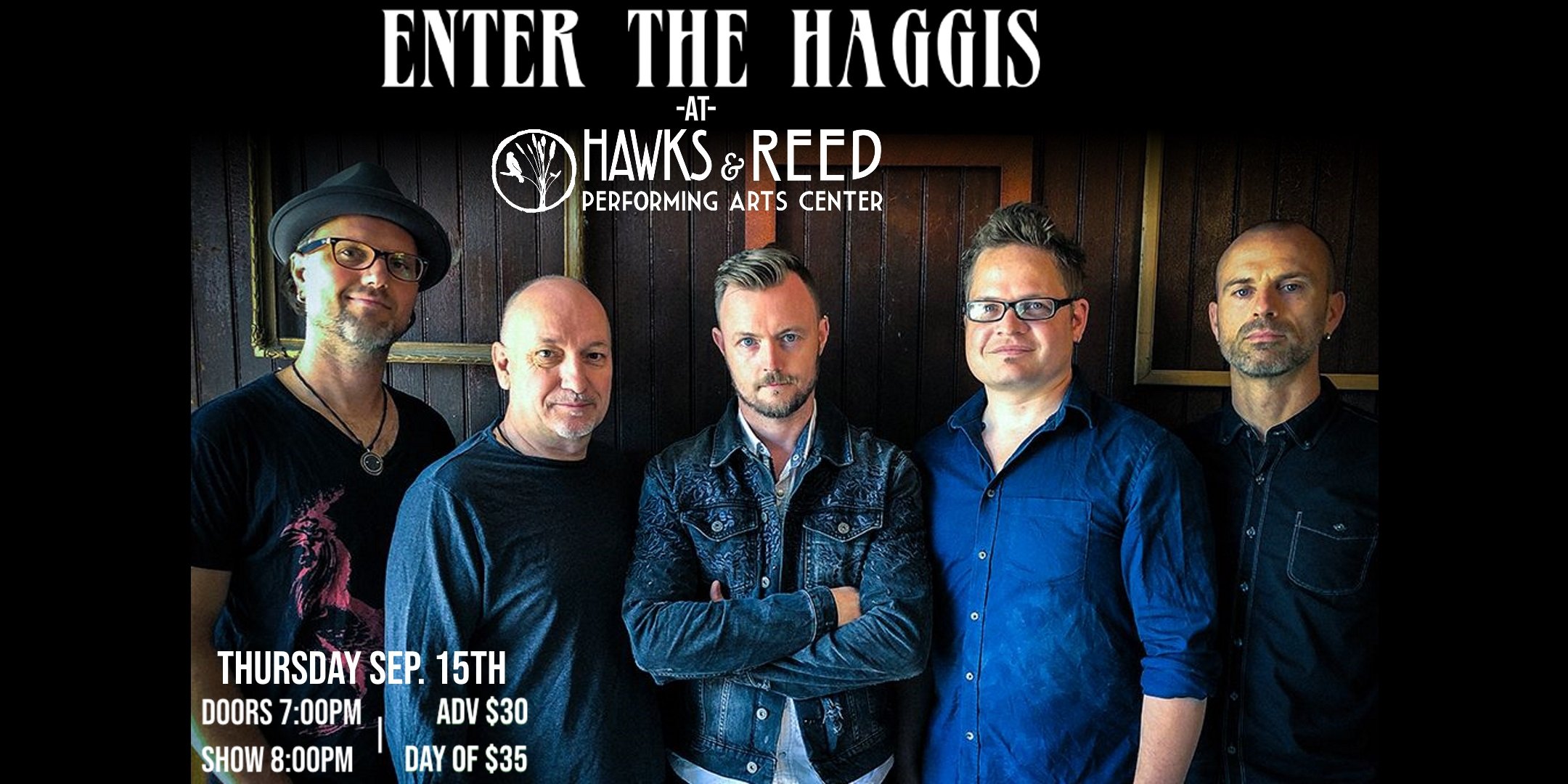 Enter the Haggis at Hawks & Reed