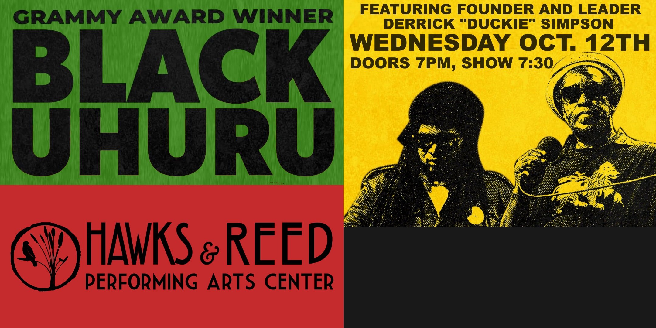 Black Uhuru at Hawks & Reed