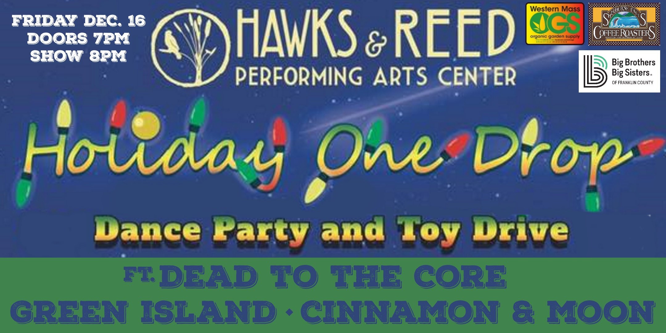 Holiday One Drop Dance party and Toy Drive