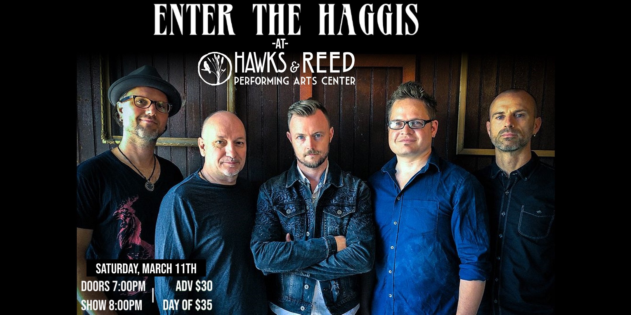 Enter the Haggis at Hawks & Reed