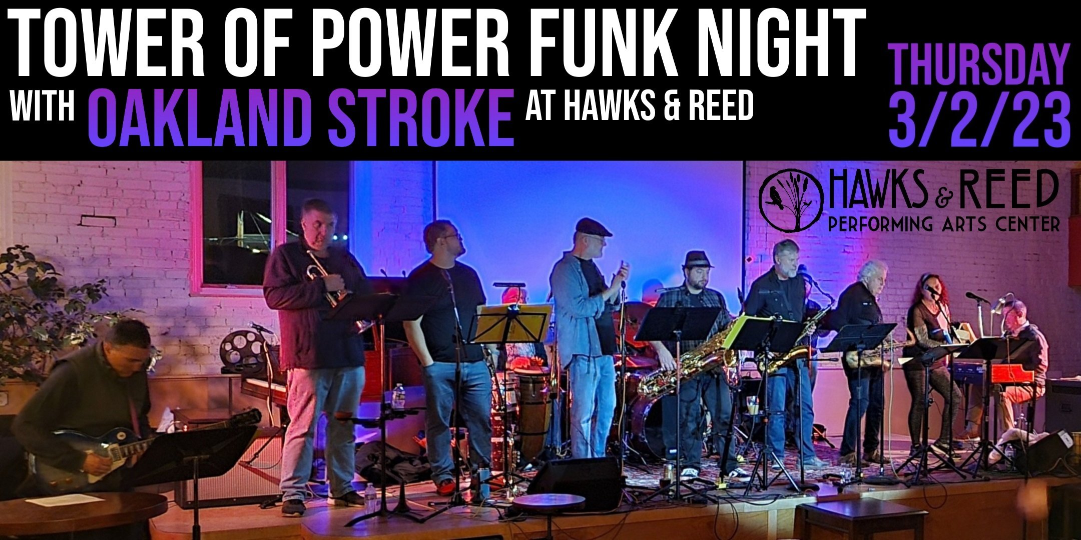 Oakland Stroke and Funk Night at Hawks and Reed