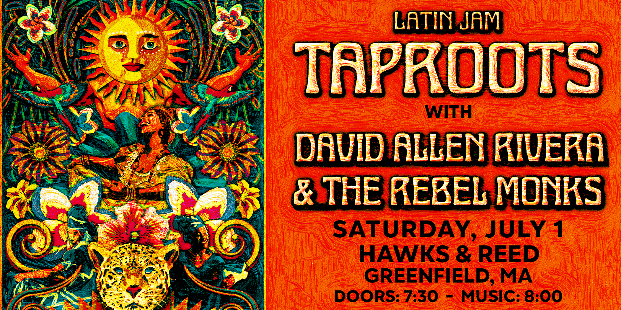 TapRoots Latin Jam with TapRoots and David Allen Rivera & The Rebel Monks