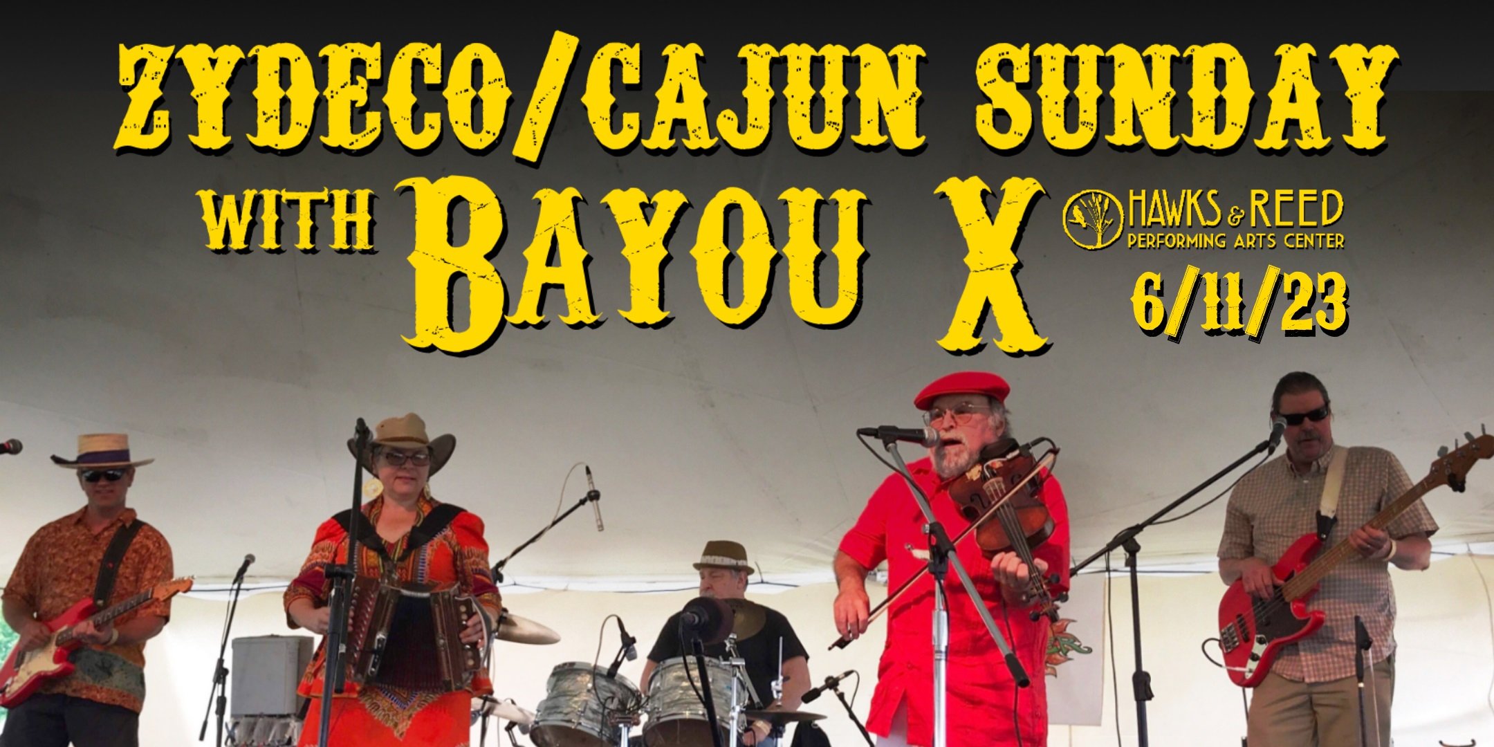 Zydeco/Cajun Sunday with Bayou X