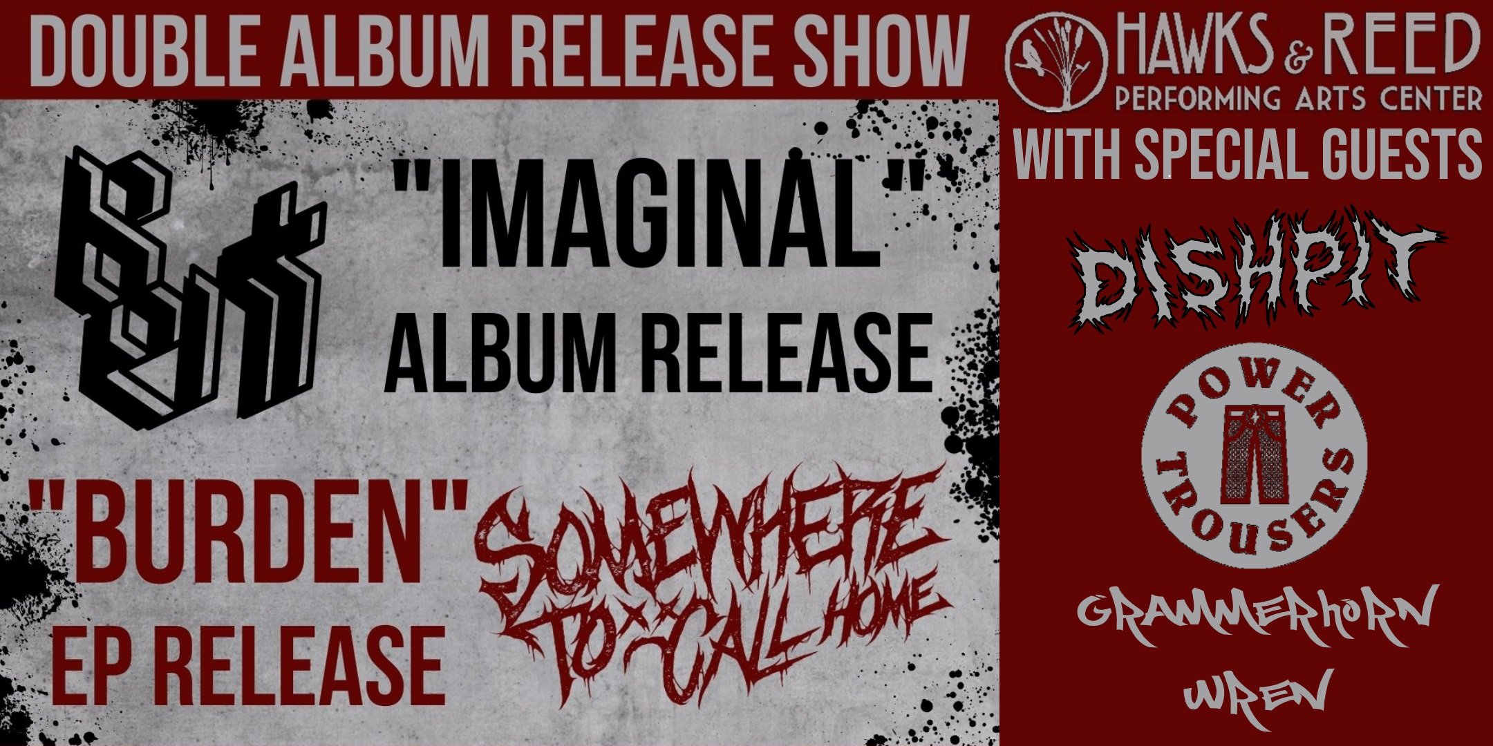 Bent / Somewhere to Call Home / Dishpit / Power Trousers / Grammerhorn Wren