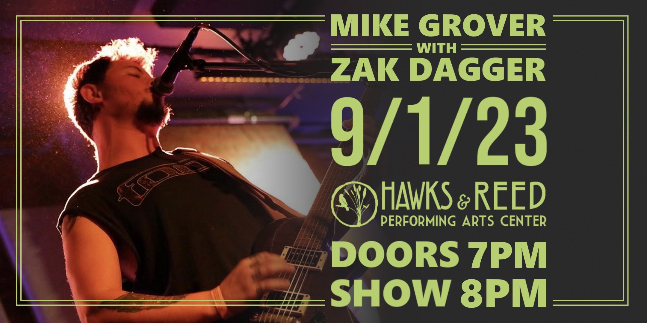 Mike Grover with Zak Dagger