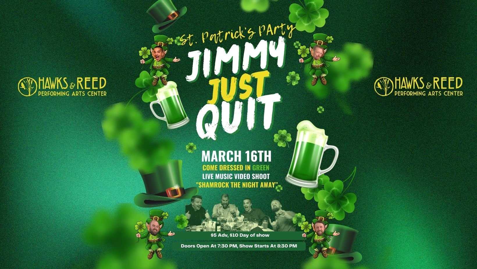Jimmy Just-Quit: St. Patrick’s Day Party