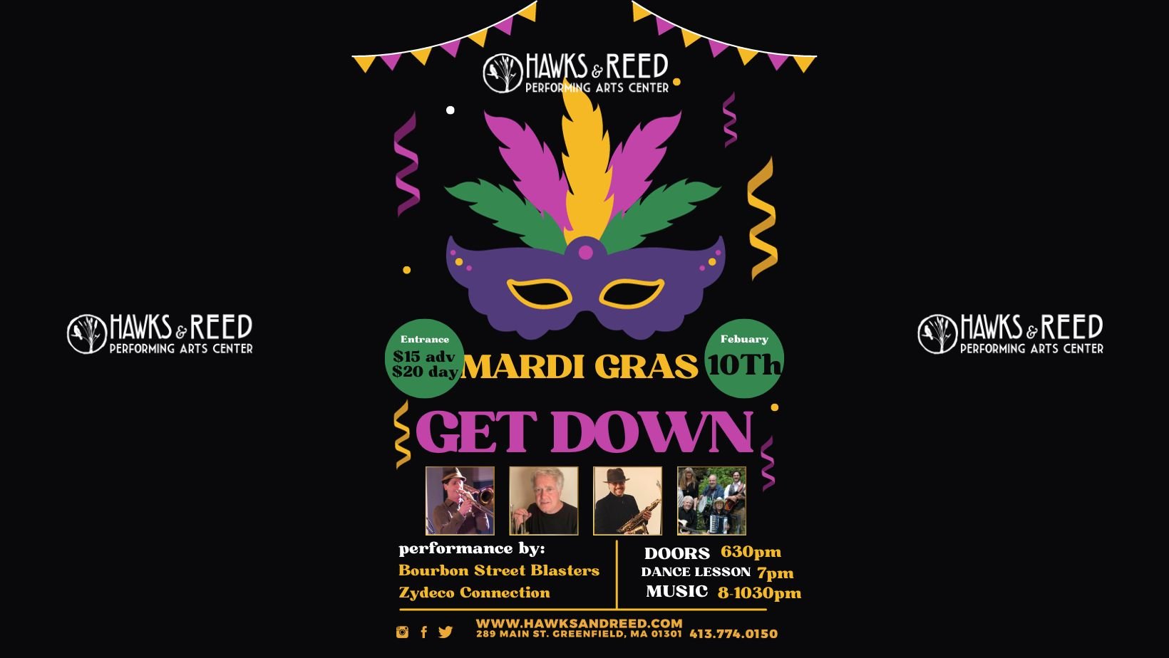 Mardi Gras Get Down feat. Zydeco Connection and The Bourbon Street Blasters