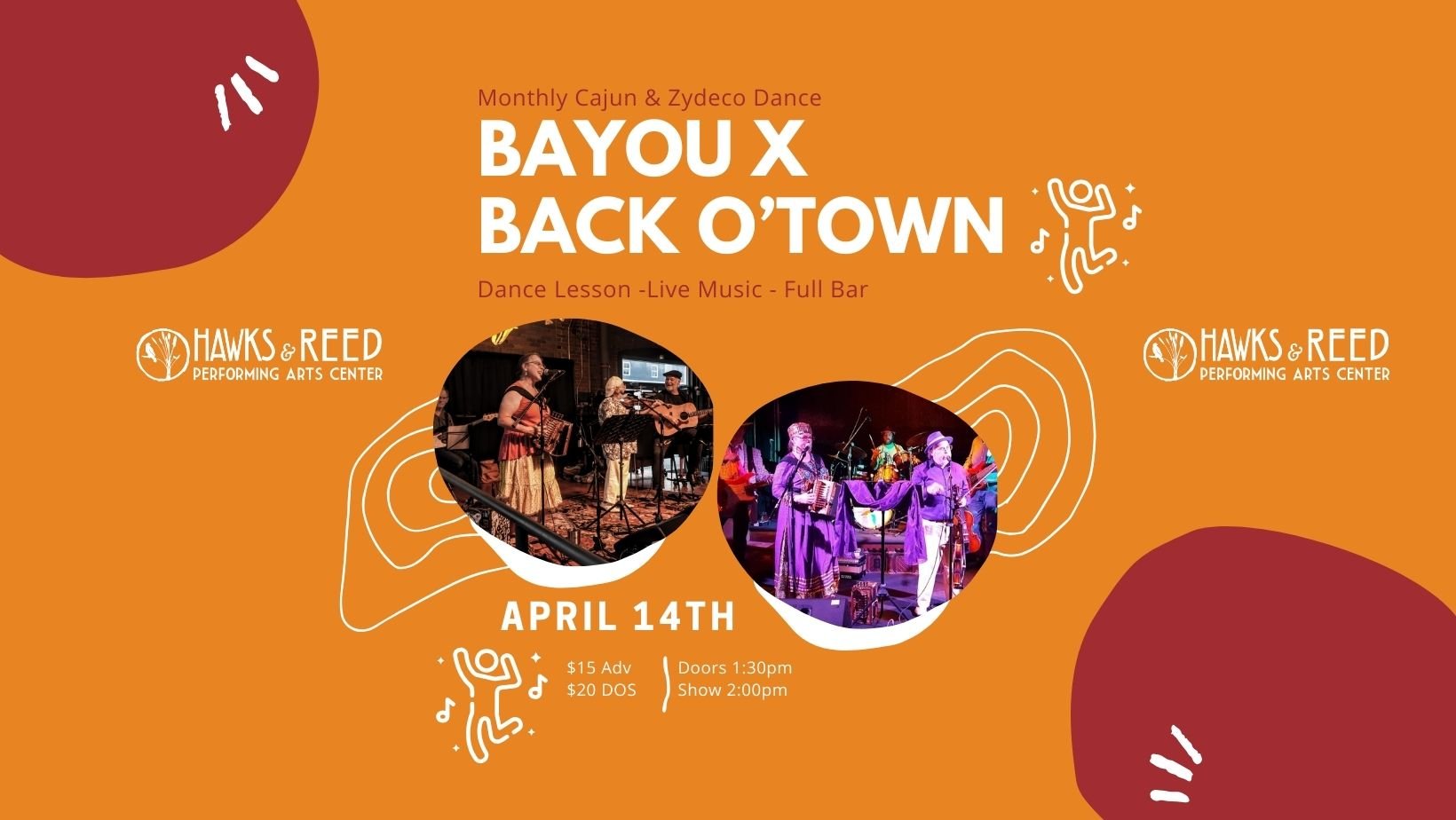Zydeco&Cajun Monthly Dance Ft: Back O’Town and Bayou X